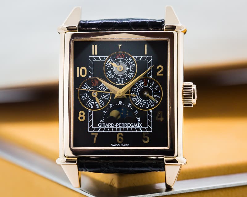 Girard Perregaux 1945 Perpetual Calendar 18K Rose Gold / Black Dial