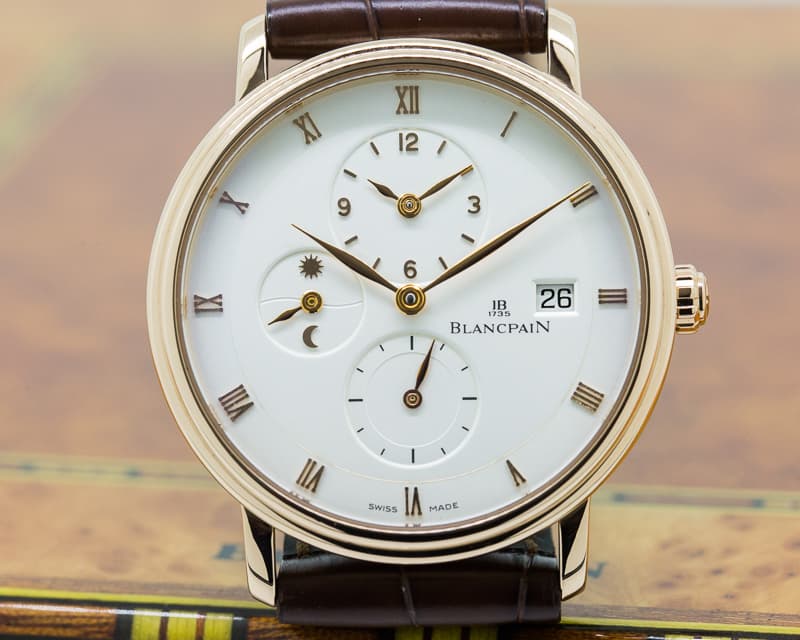Blancpain Villeret Timezone GMT 18K Rose Gold
