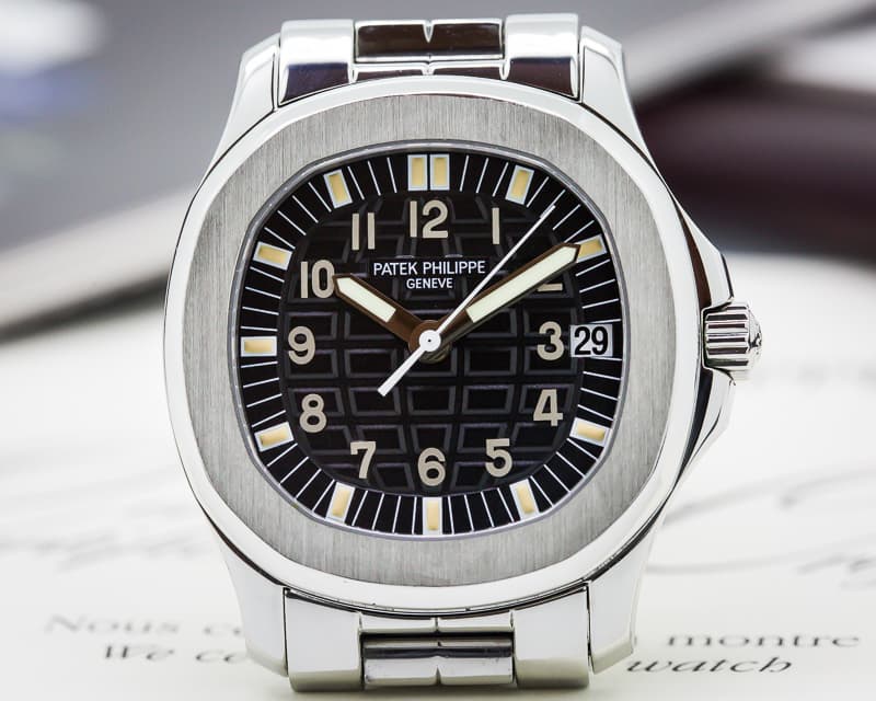 Patek Philippe Aquanaut Automatic Black Dial SS / SS