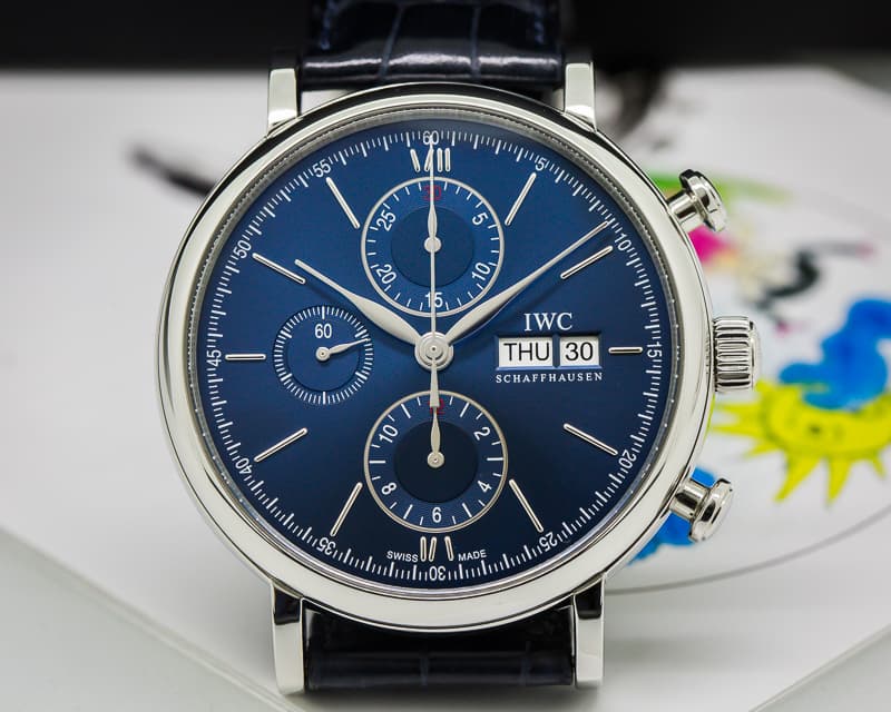 IWC Portofino Chronograph Limited Edition Blue Dial SS