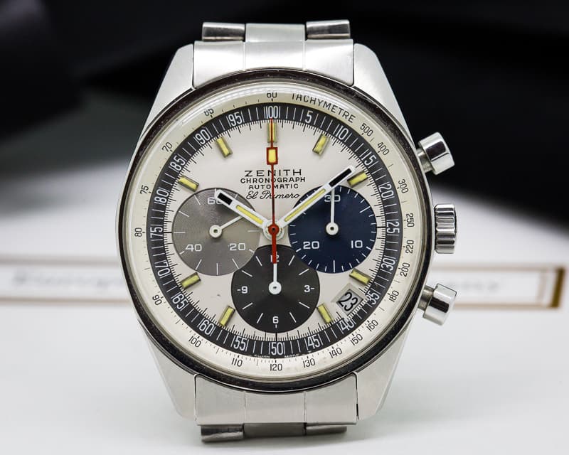 Zenith Vintage El Primero Tri-Color RARE SS / SS