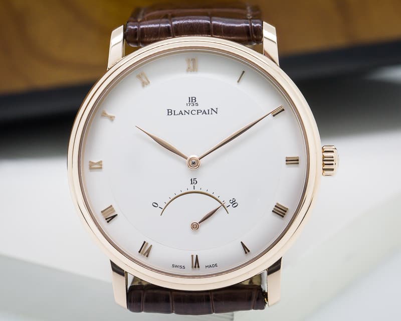 Blancpain Villeret Retrograde Seconds 18K Rose Gold