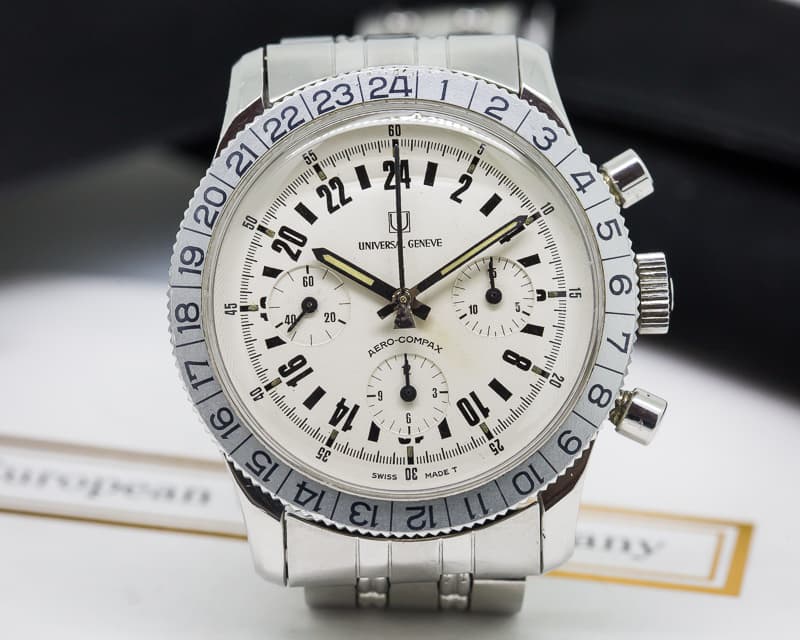 Universal Geneve Vintage Aero Compax on UG Bracelet