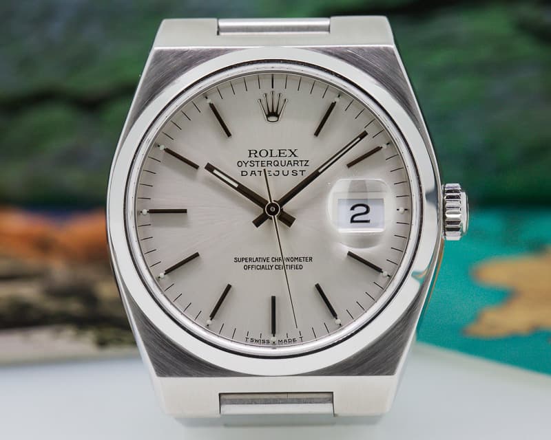 Rolex Oyster Quartz Silver Dial / SS