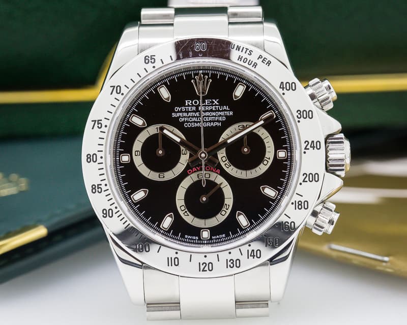 Rolex Daytona Black Dial SS / SS