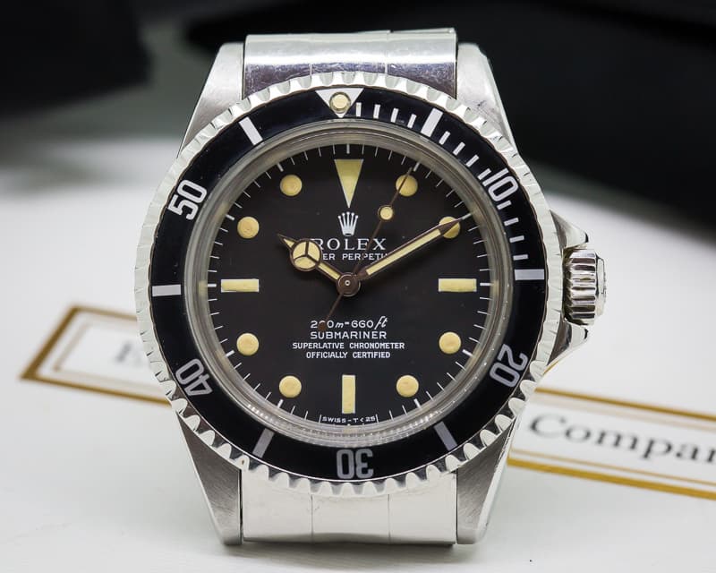 Rolex Vintage Meters First Matte Dial Submariner SS / SS