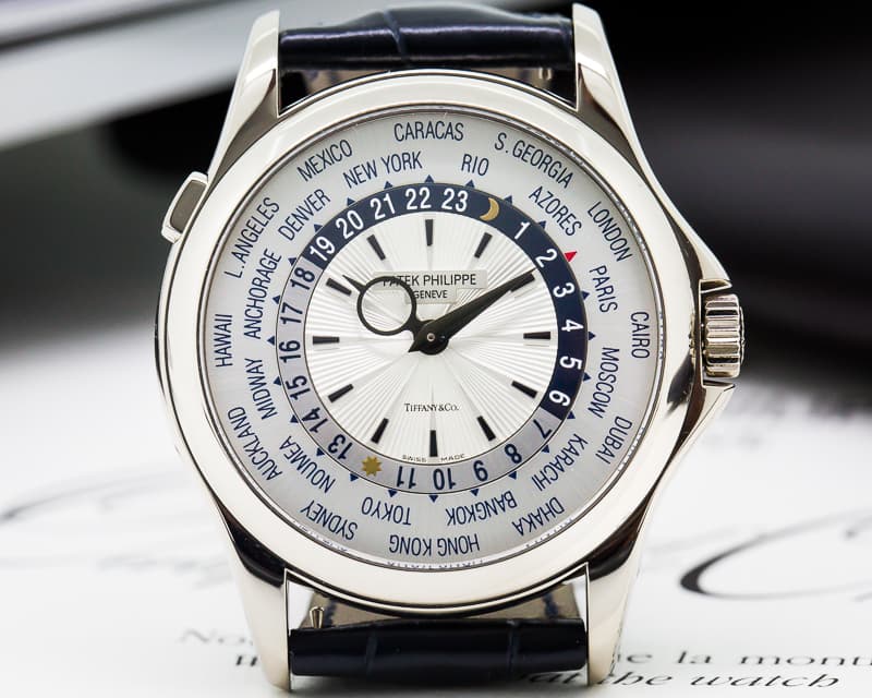 Patek Philippe World Time "TIFFANY DIAL" 18K White Gold