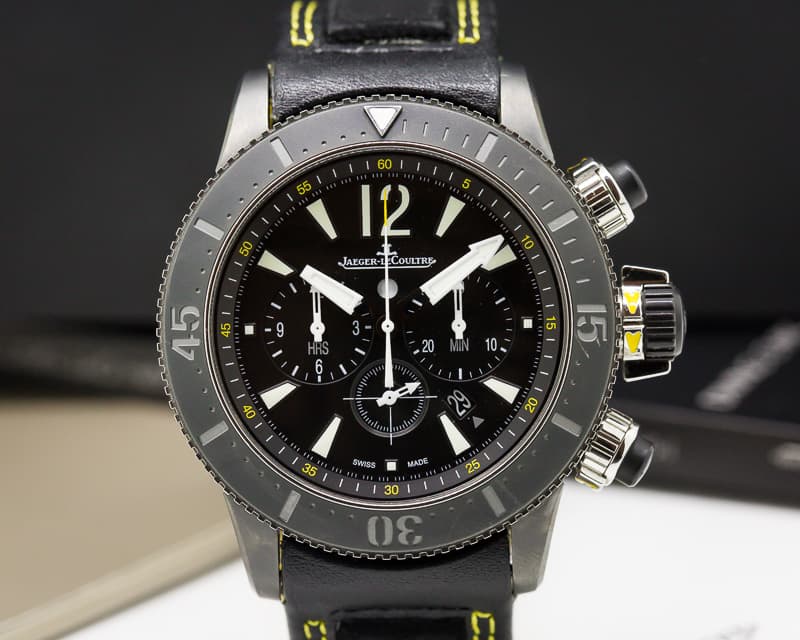 Jaeger LeCoultre Master Compressor Diving Chronograph GMT
Navy Seals / Calfskin  