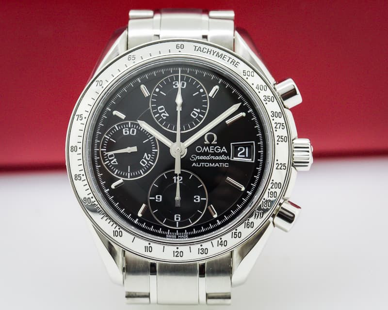 Omega Speedmaster Chronograph Black Dial SS / SS