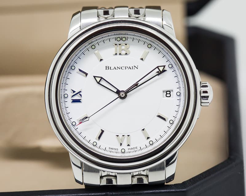 Blancpain Leman 2100 White Dial SS 38MM