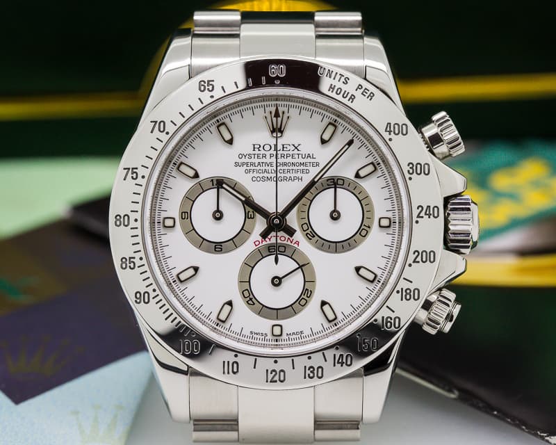 Rolex Daytona White Dial SS / SS 