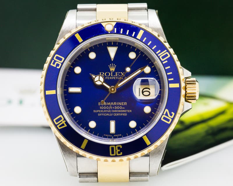 Rolex Submariner Blue Dial SS / 18K