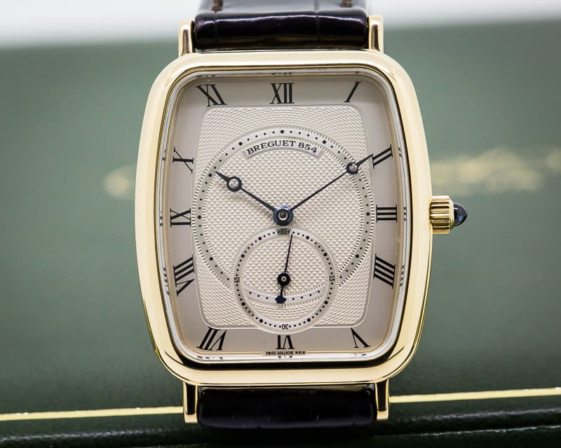 Breguet Tonneau Manual Wind 18K Yellow Gold