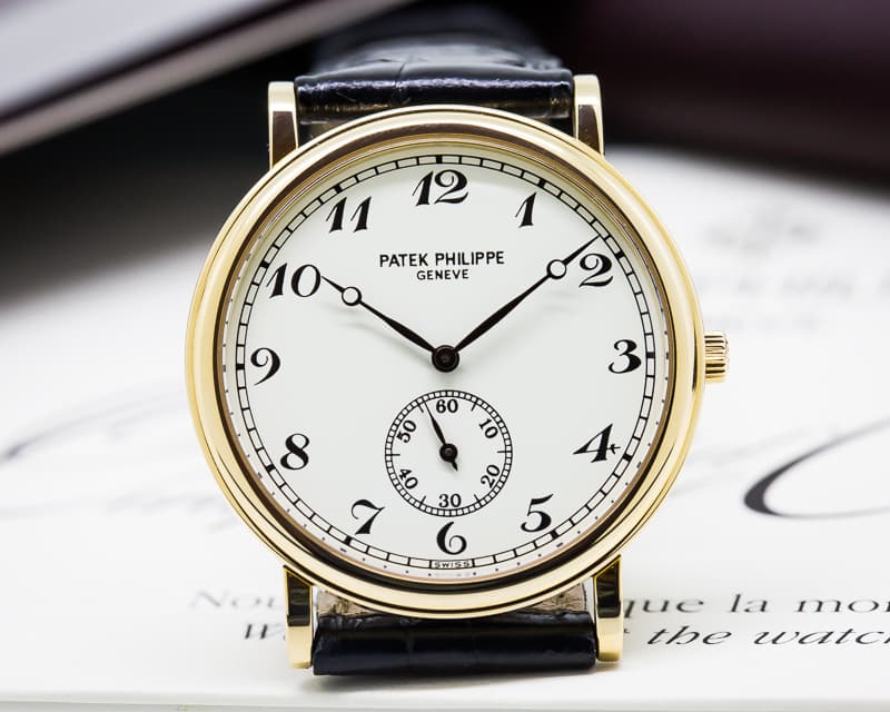 Patek Philippe Calatrava Manual Wind 18K Yellow Gold