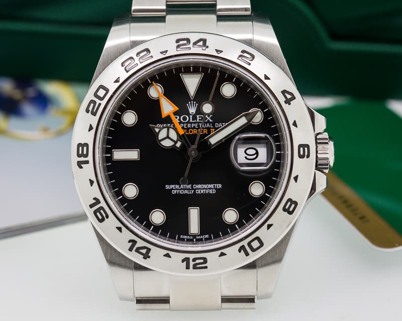 Rolex Explorer II Black Dial SS / SS