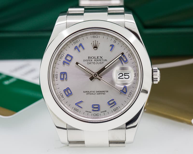 Rolex Datejust II SS Silver Dial 