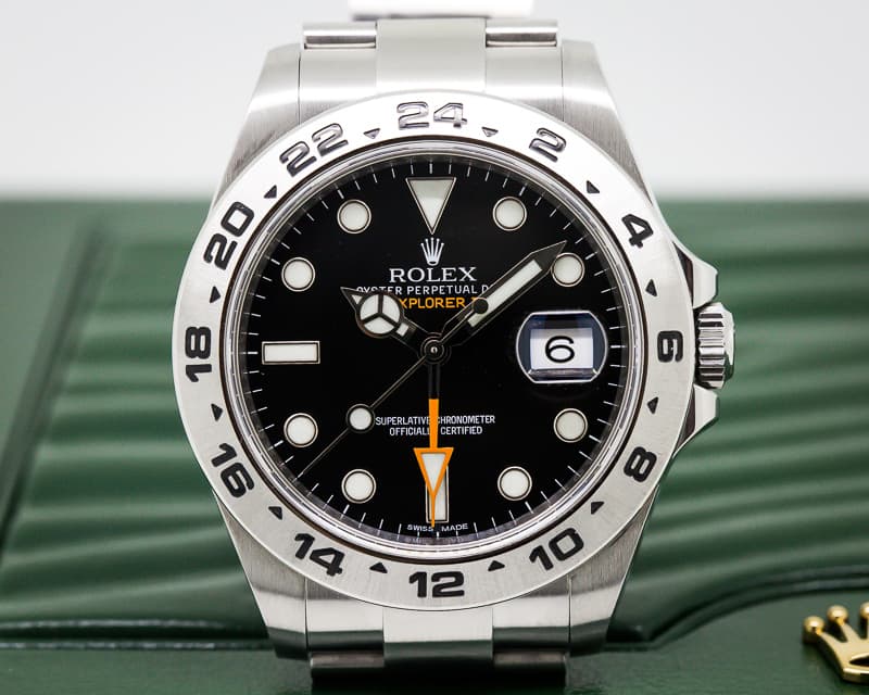 Rolex Explorer II Black Dial SS / SS