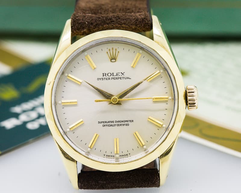 Rolex Faceted Bezel
Gold Capped ORIGINAL BOX + PAPERS