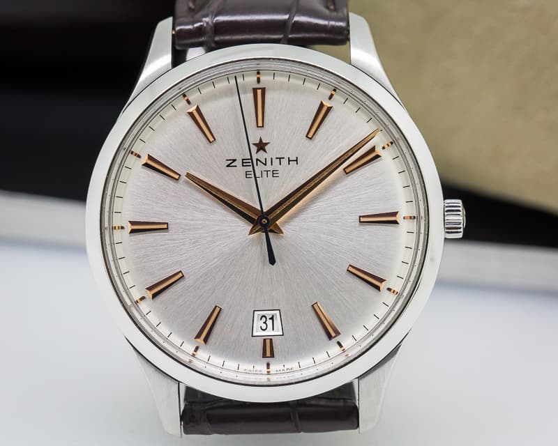 Zenith Captain Central Second SS / Silver Dial 
