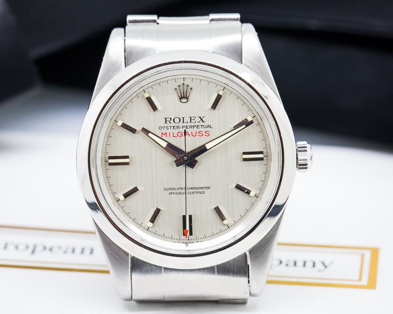 Rolex Vintage Milgauss Silver Dial SS / SS
