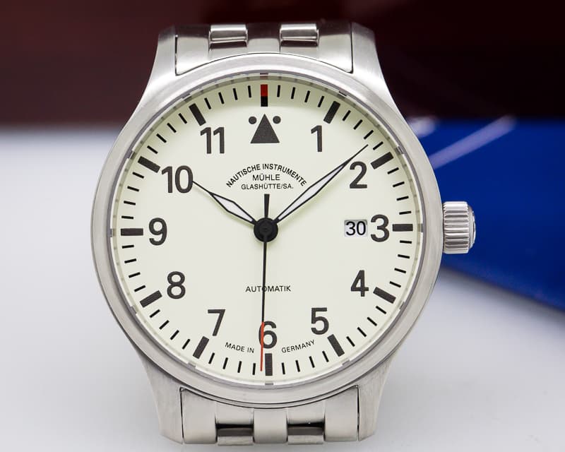 Muhle Glashutte Terranaut Sport III Ivory Dial SS / SS