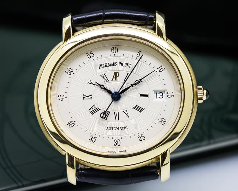 Audemars Piguet Millenary 18K Yellow Gold Silver Dial