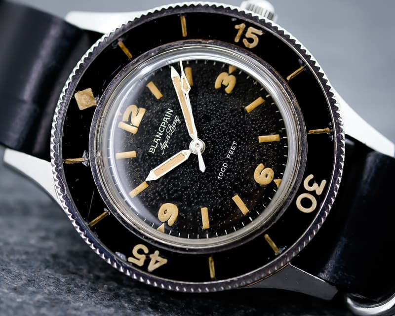 Blancpain Vintage Fifty Fathoms Aqualung 1000FT Circa 1955 41MM