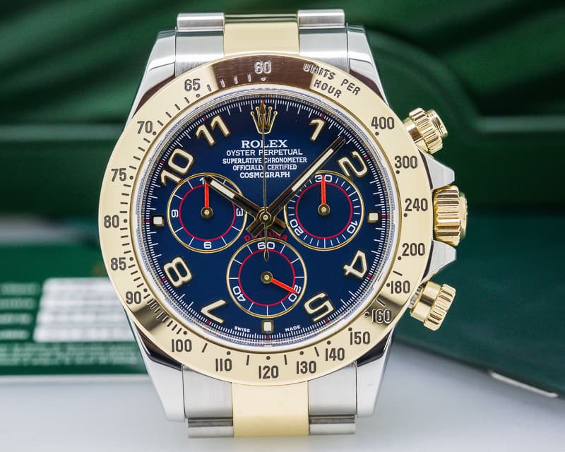 Rolex Daytona Blue Dial 18K / SS 