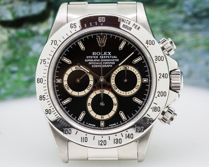 Rolex Daytona SS Black Dial Zenith Movement 
