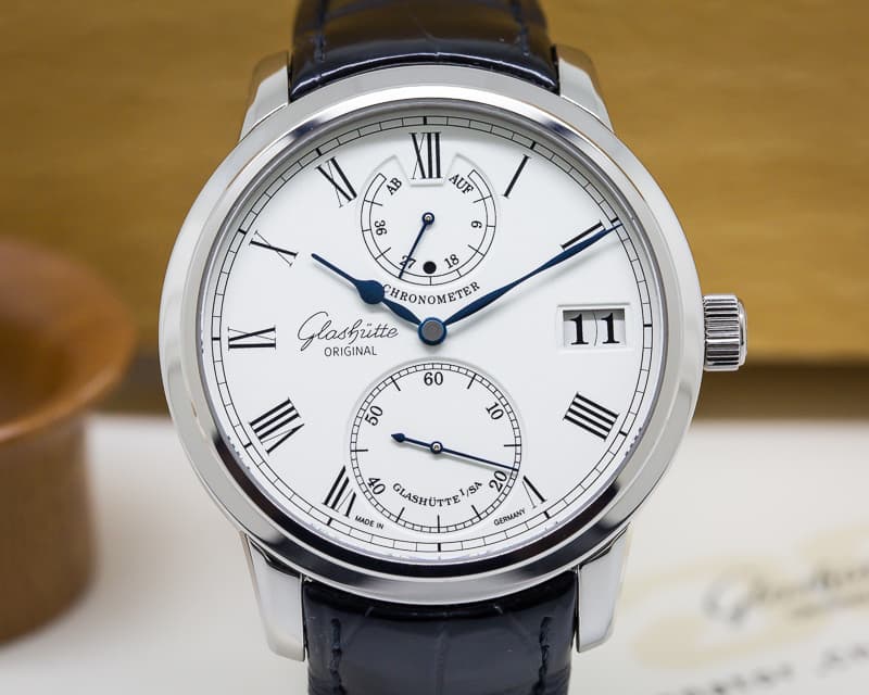 Glashutte Original Senator Chronometer 18K White Gold