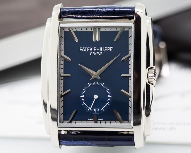Patek Philippe Gondolo 18K White Gold Blue Dial Manual Wind 