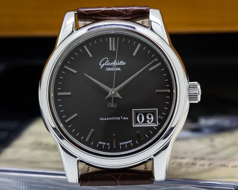 Glashutte Original Senator Panorama Date SS Grey Dial 