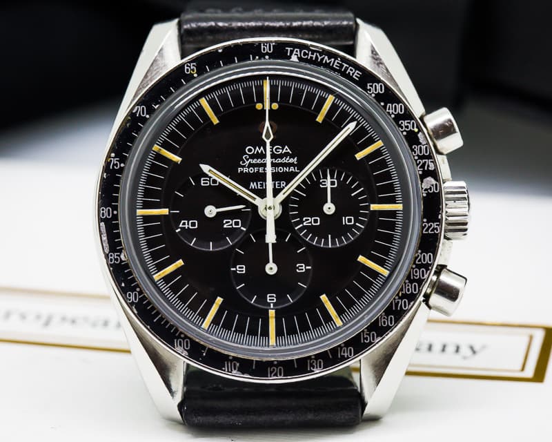 Omega Vintage Speedmaster Pre-Moon Transitional Meister Stamp Dial SS / SS