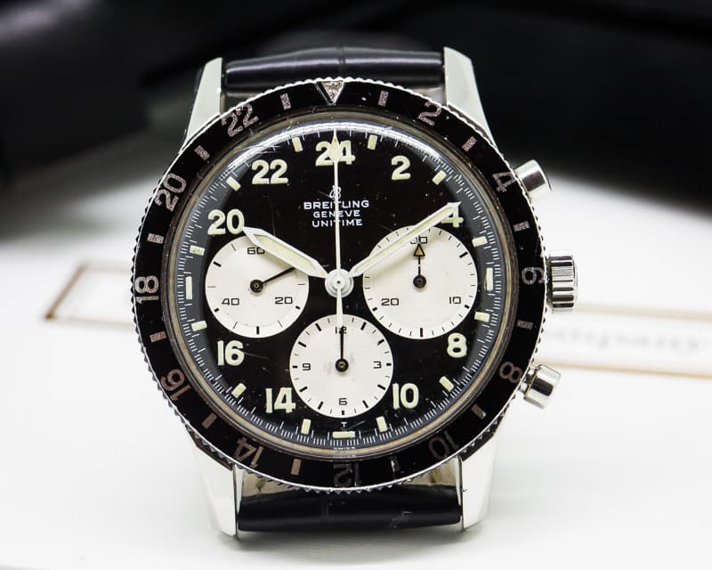 Breitling Vintage Unitime AVI 24-HR Dial SS