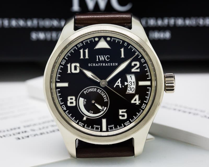 IWC Pilot Saint Exupery Power Reserve 18K White Gold Limited 