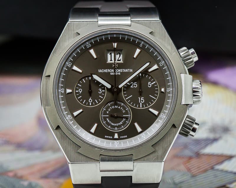 Vacheron Constantin Overseas Chronograph SS Gray Dial / Rubber 