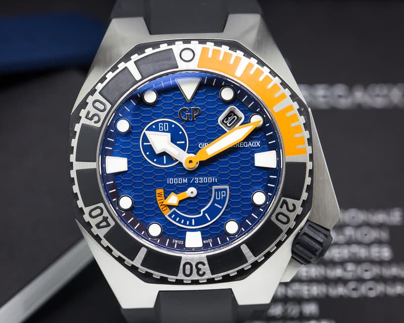 Girard Perregaux Sea Hawk Blue Dial SS / Rubber