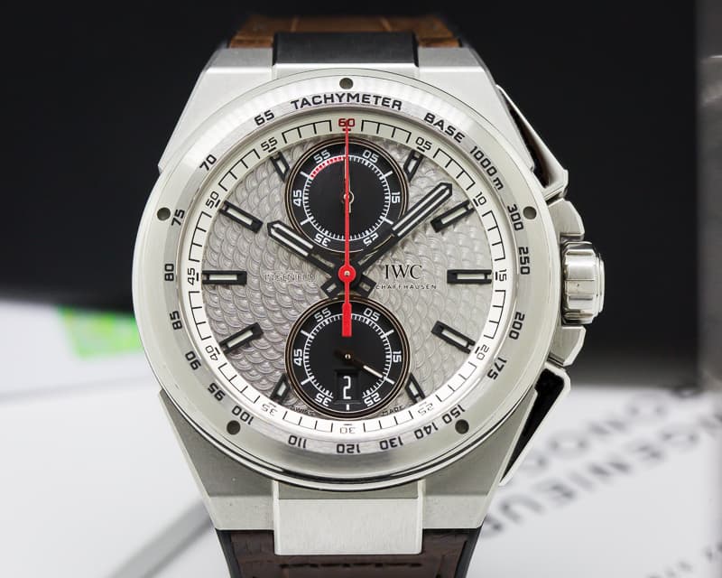IWC Ingenieur Chronograph Silberpfeil Limited Edition SS / Leather 