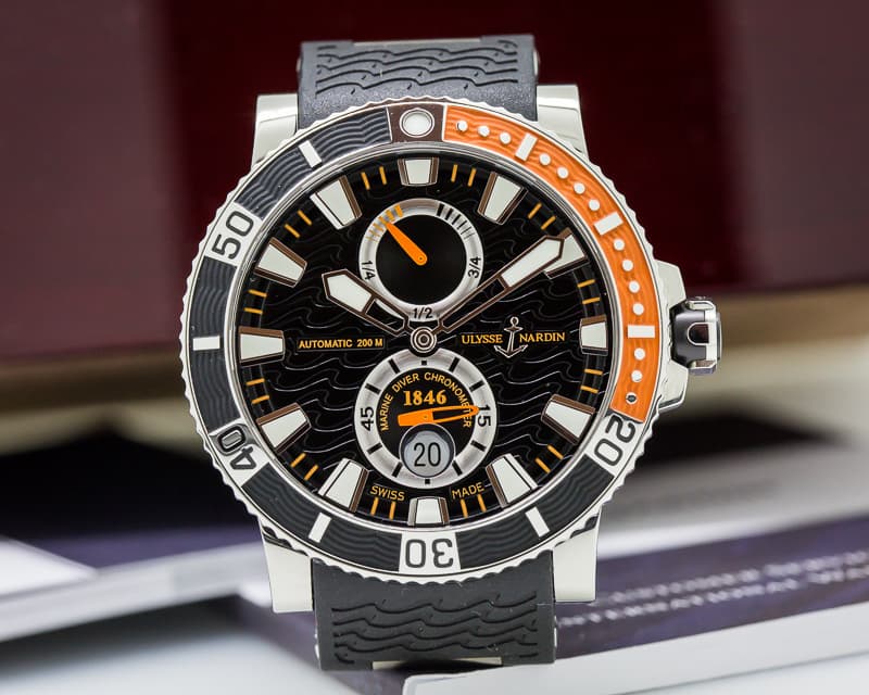 Ulysse Nardin Marine Diver Black Titanium / Rubber