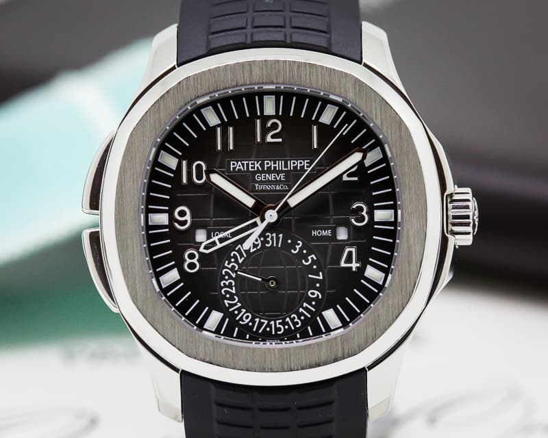 Patek Philippe Aquanaut Travel Time SS / Rubber TIFFANY DIAL 