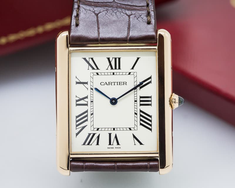 Cartier Tank Louis Cartier XL Manual Wind 18K Rose Gold