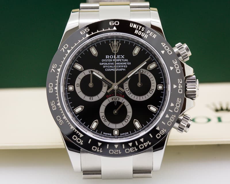 Rolex Daytona Ceramic Bezel SS / Black Dial