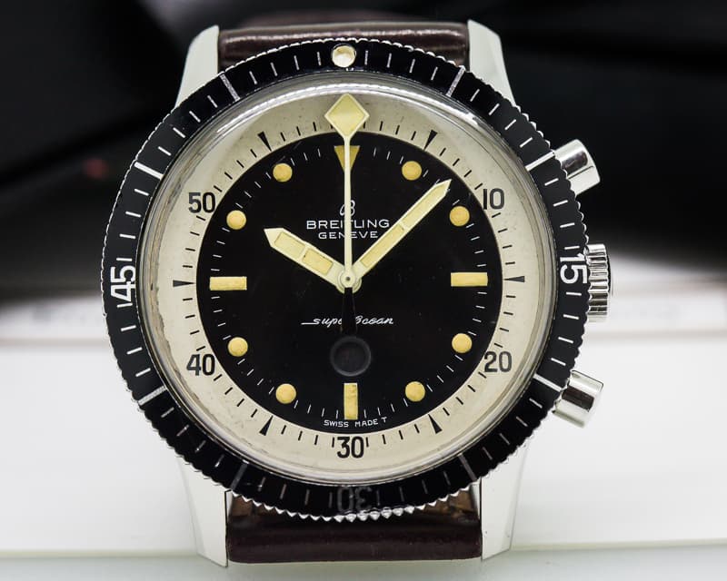 Breitling Vintage Breitling Superocean "Slow Counter" Chronograph SS *CLEAN*