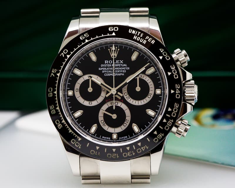 Rolex Daytona Ceramic Bezel SS / Black Dial