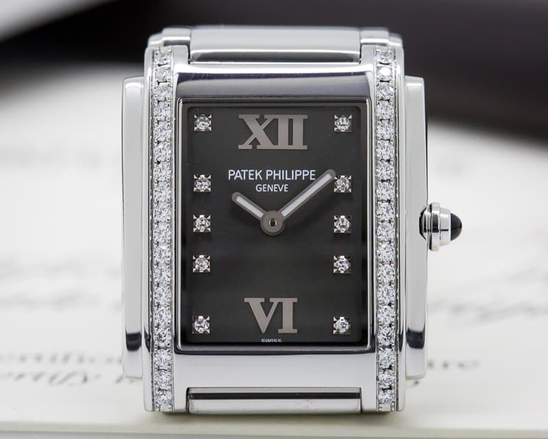 Patek Philippe Twenty 4 24 Grey Dial SS 