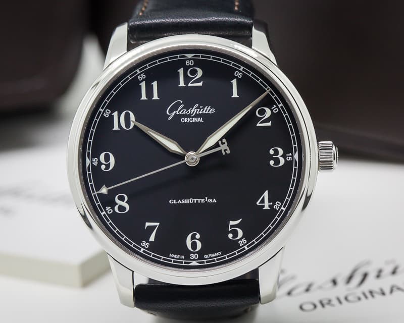 Glashutte Original Senator Excellence SS Black Dial 