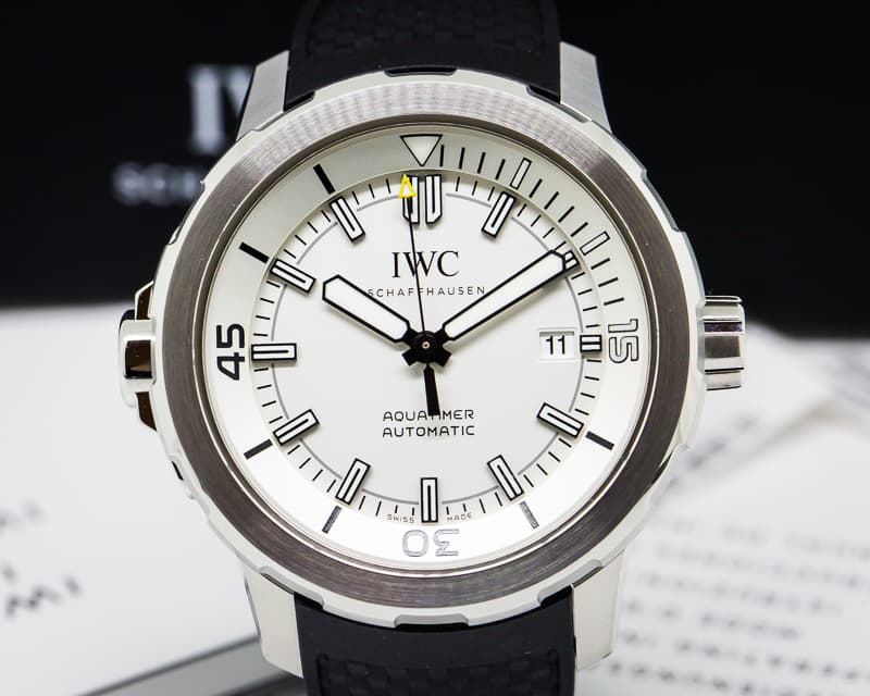 IWC Aquatimer Automatic Silver Dial SS / Rubber UNWORN