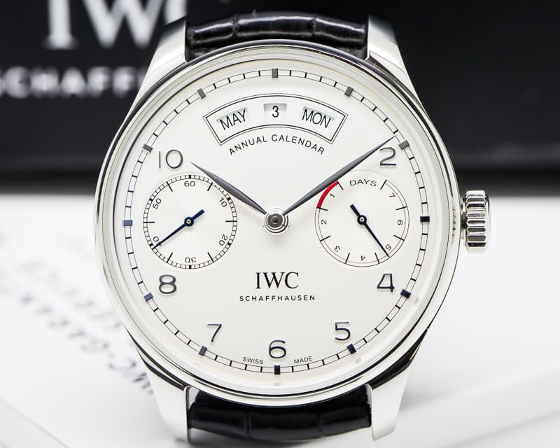 IWC Portuguese Annual Calendar SS Silver Dial