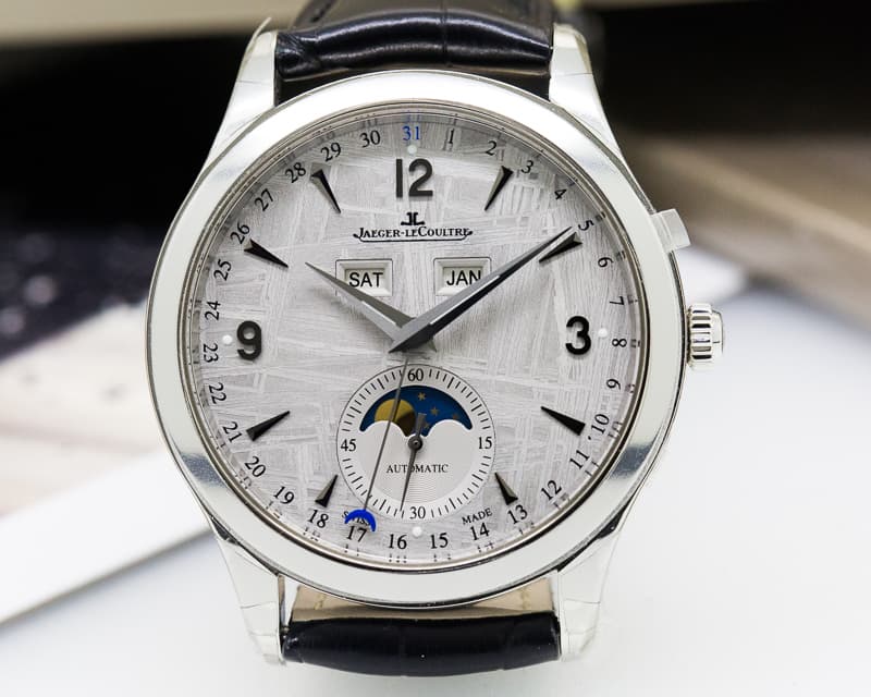 Jaeger LeCoultre Master Calendar Metorite Dial SS / Leather