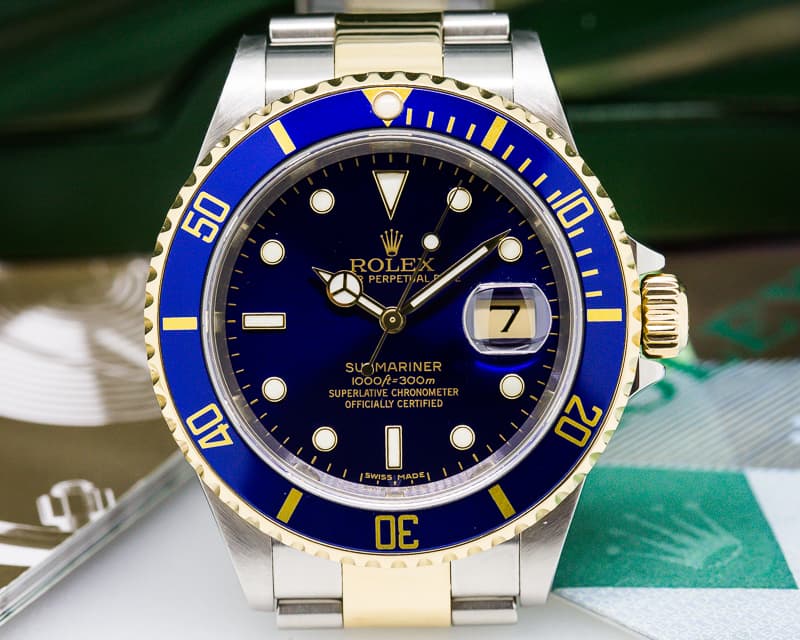 Rolex Submariner Blue Dial SS / 18K
